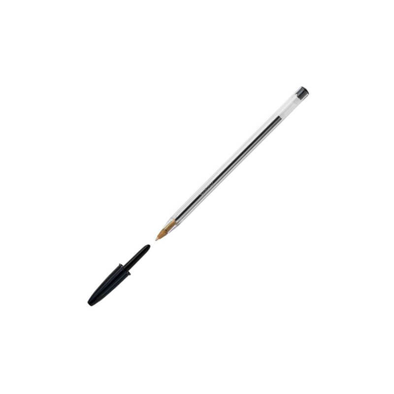 Bic Cristal Ballpoint 1.0mm Original Μαύρο