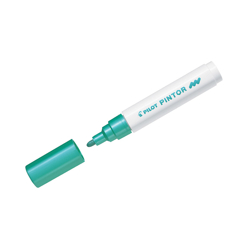 Μαρκαδόρος Pilot Paint Pintor Medium Μεταλλικό Πράσινο (SW-PT-MMG)