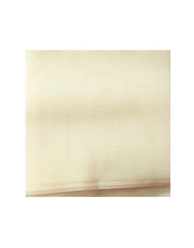 Τούλι Τετράγωνο Ivory για Μπομπονιέρα