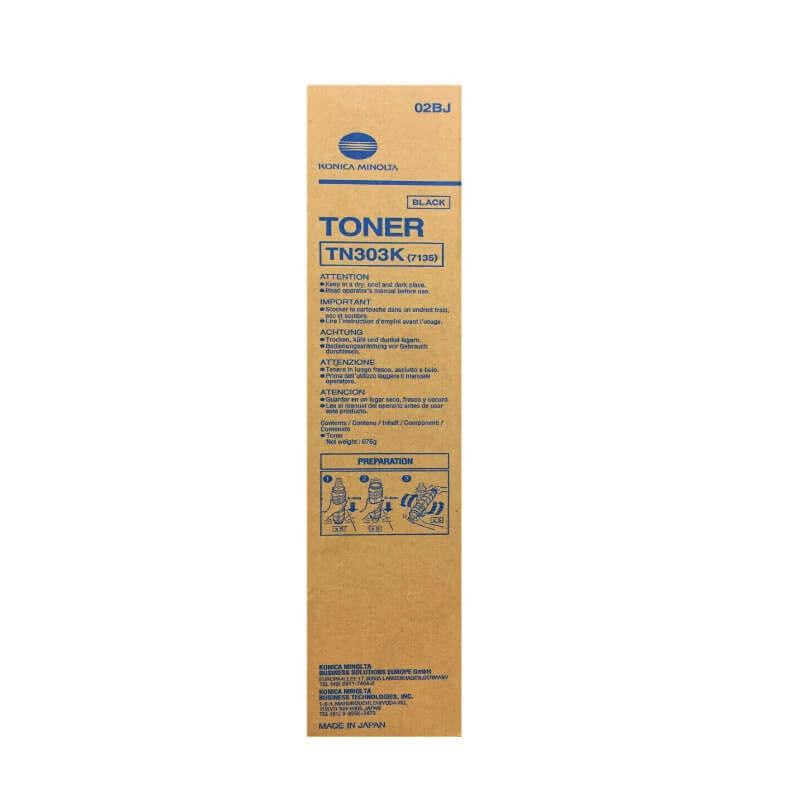Toner Konica Minolta TN-303K 02BP Black