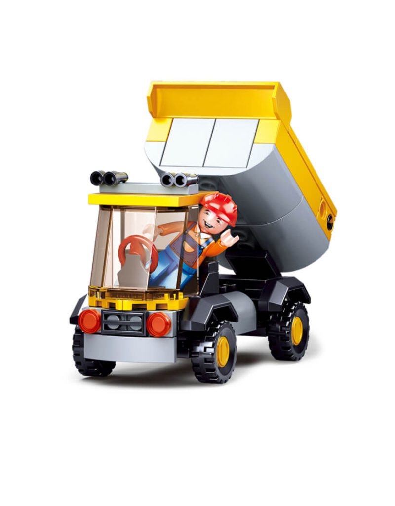 Sluban Τουβλάκια Town Construction Small Dump Truck