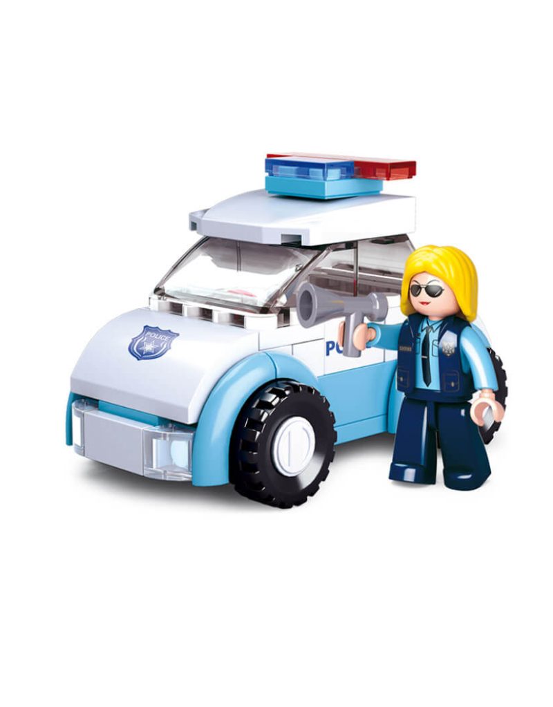 Girls Police Woman With Car