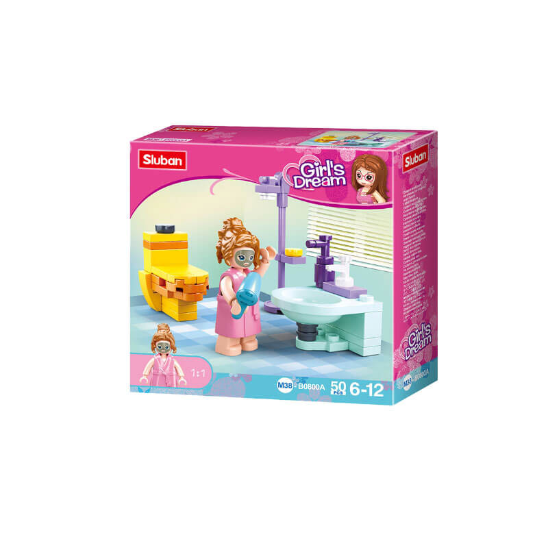 Sluban Τουβλάκια Girls Dream Bathroom