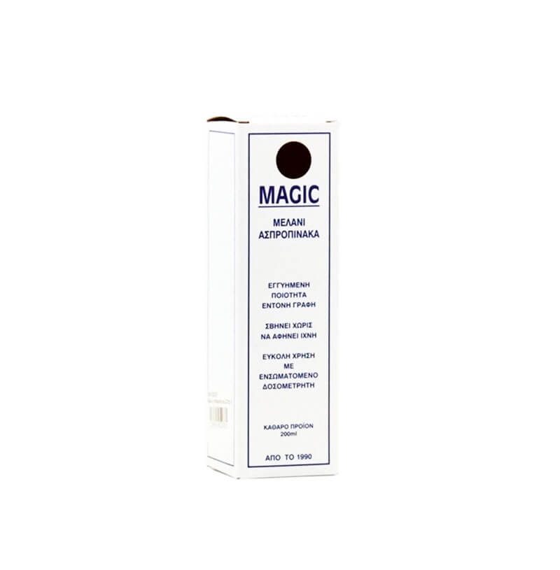 Magic Ανταλλακτικό Μελάνι Μαρκαδόρου 200ml Μαύρο