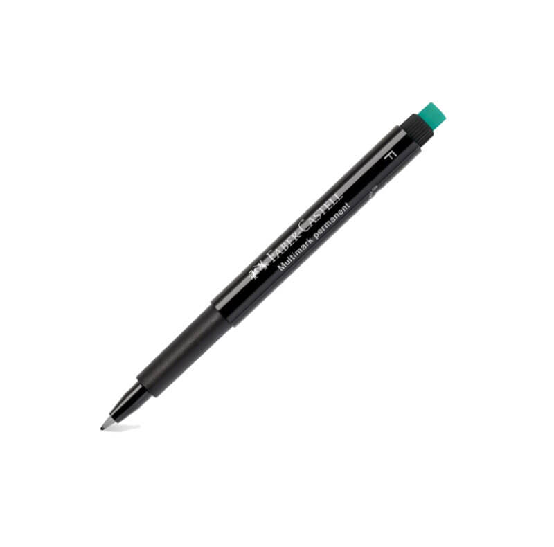 Ανεξίτηλος Μαρκαδόρος Faber-Castell Multimark 0.6mm Μαύρος