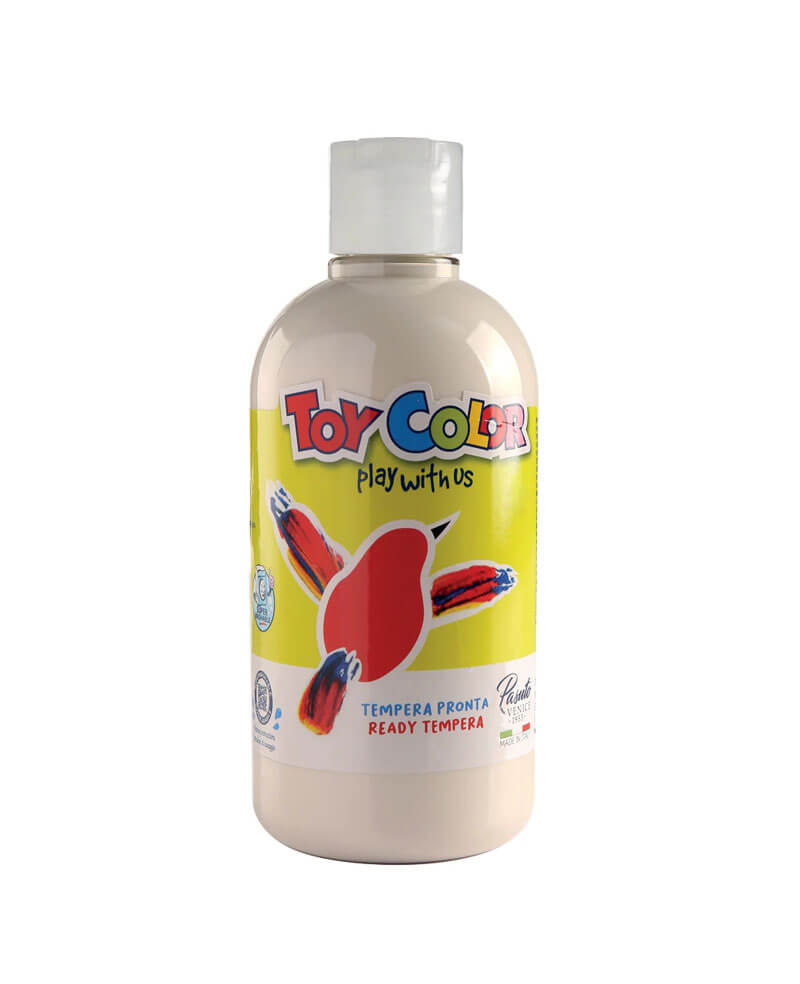 Τέμπερα Ζωγραφικής Toy Color Ready Λευκή 500ml