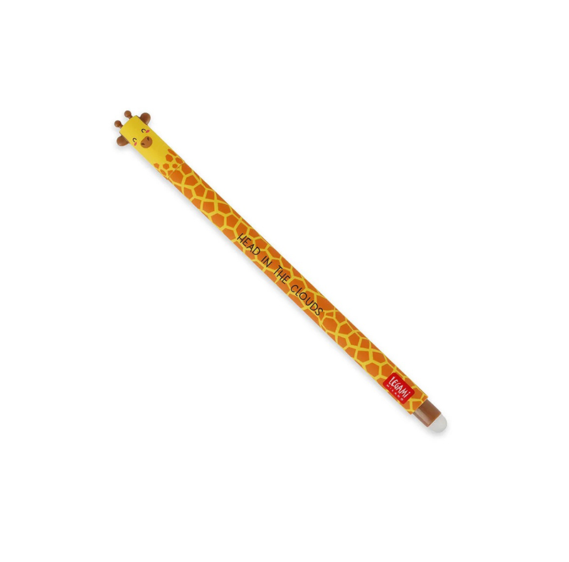 Legami Milano Στυλό Gel 0.7mm με Μαύρο Μελάνι που σβήνει Giraffe