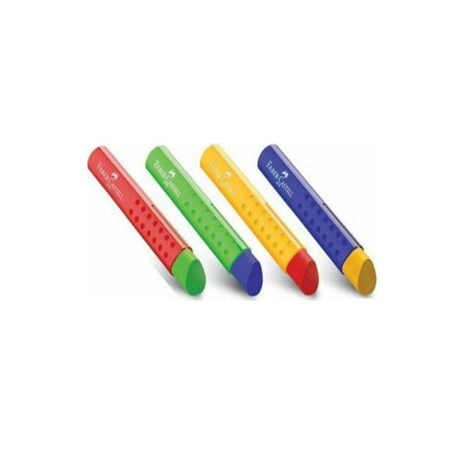 Γόμα Faber-Castell Tri με Θήκη Διάφορα Χρώματα