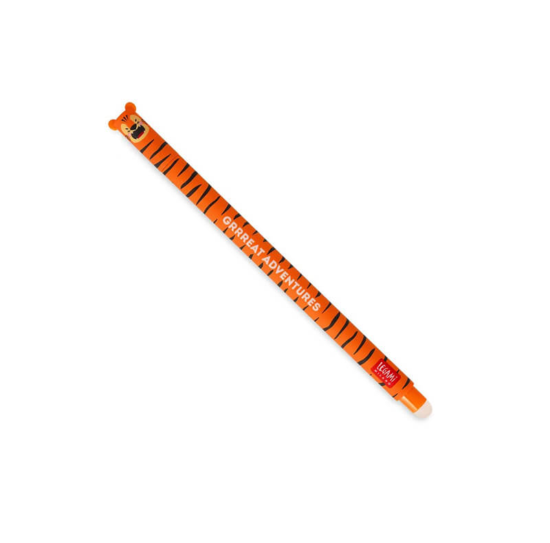 Legami Milano Στυλό Gel 0.7mm με Πορτοκαλί Μελάνι που σβήνει Tiger