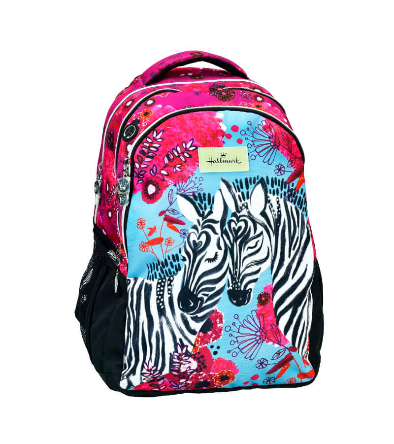 Hallmark Τσάντα Πλάτης Δημοτικού Love Zebra